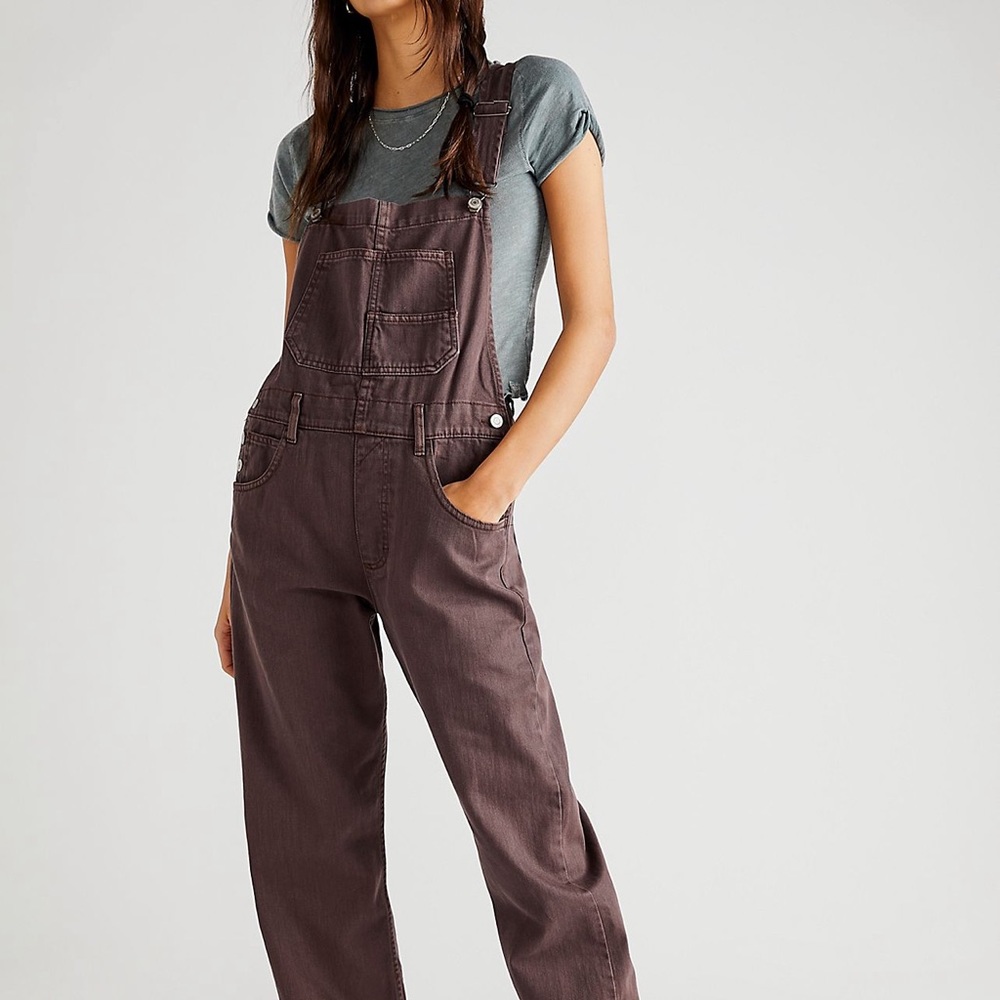 Free People Ziggy Overalls • M